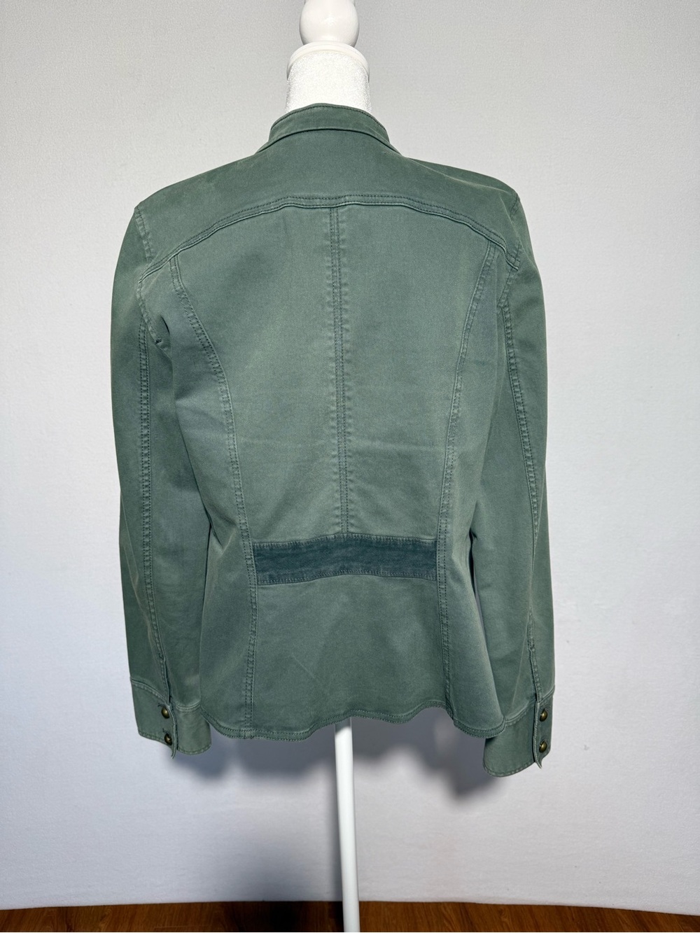 White House Black Market Military-Style Utility Jacket - Olive - Picture 3 of 7